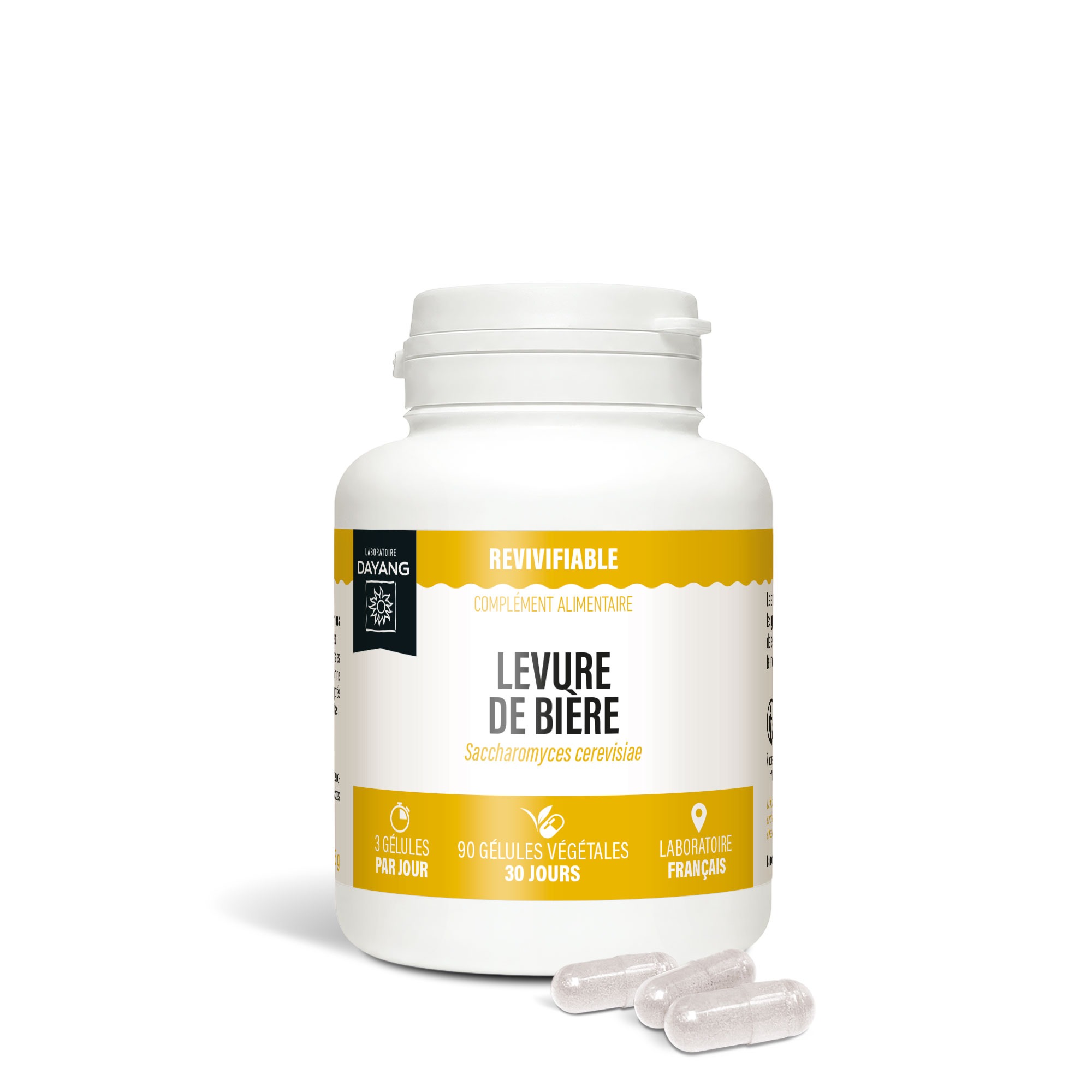 Levure de bière revivifiable